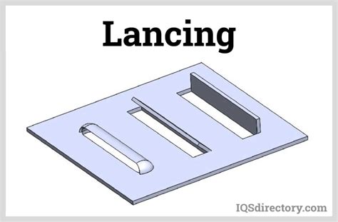 lancing sheet metal process|lancing operation in sheet metal.